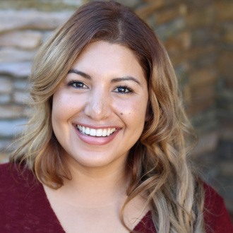 Woman with beautiful teeth smiling at camera